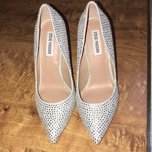 Steve Madden Daisie Rhinestone Heels!